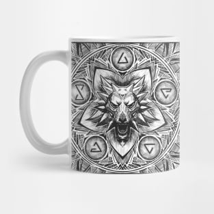 Signs of the Wolf (Square) Mug